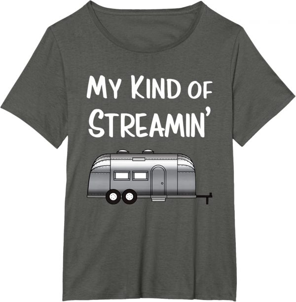 Streamin' Airstream Camping T-shirt