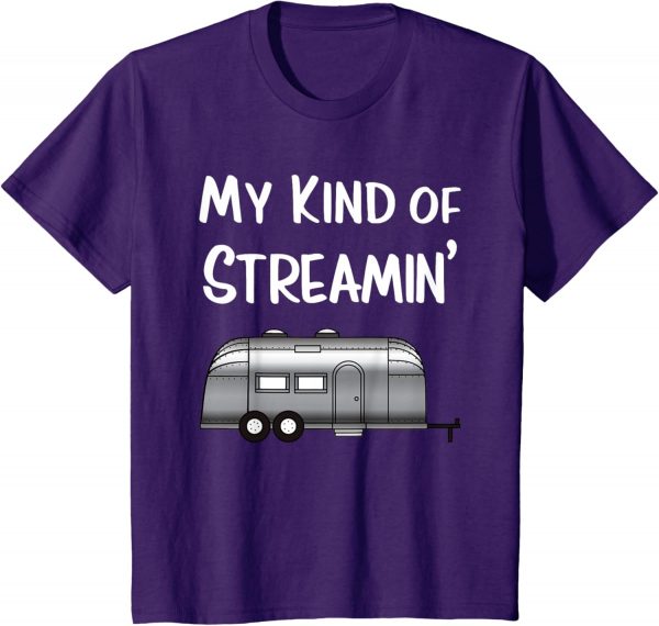 Streamin' Airstream Camping T-shirt