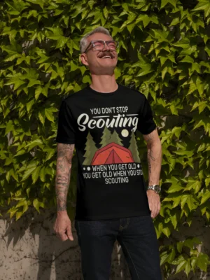 Tsukika You don't Stop for Old Man backpacking camping and scouting